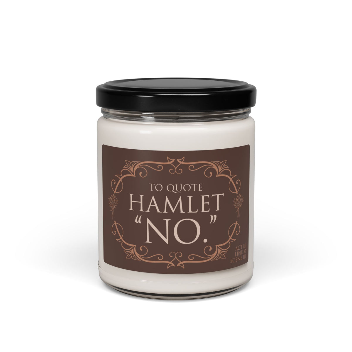 No Hamlet 9z Scented Candle | Shakespeare