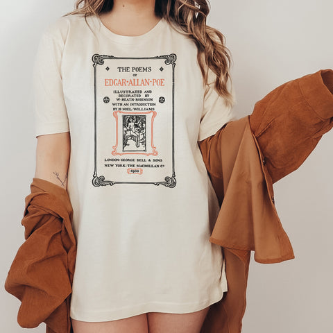 Edgar Allan Poe First Page Shirt | The Raven Poe