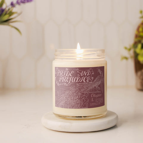 Pride and Prejudice 9z Scented Candle | Jane Austen