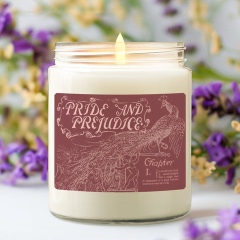 Pride and Prejudice 9z Scented Candle | Jane Austen