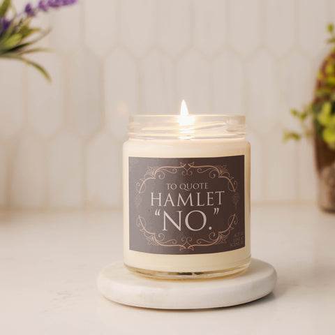 No Hamlet 9z Scented Candle | Shakespeare