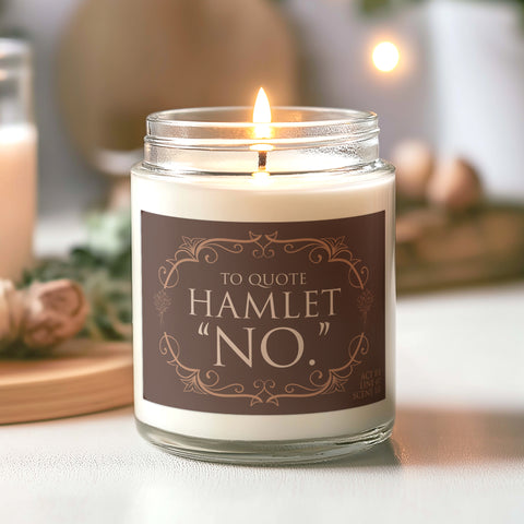 No Hamlet 9z Scented Candle | Shakespeare