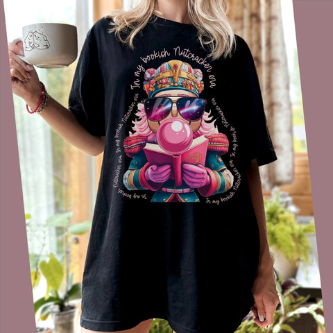 In my bookish nutcracker era | Christmas shirt for readers