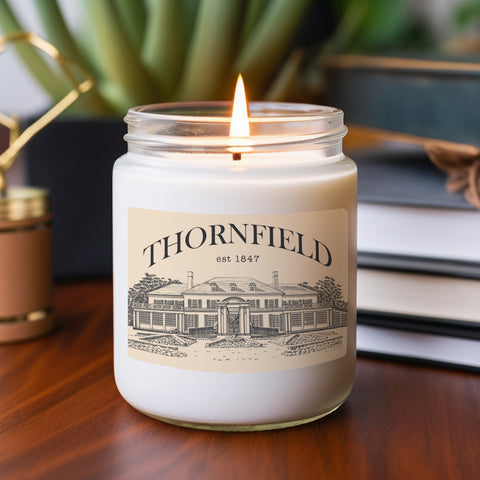 Thornfield 9z Scented Candle | Bronte sisters