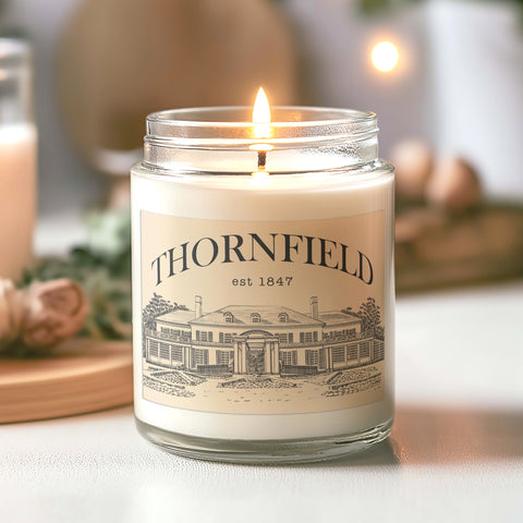 Thornfield 9z Scented Candle | Bronte sisters
