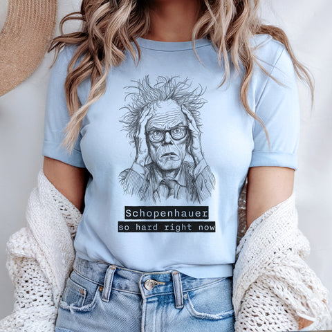 Schopenhauer so hard right now | Philosophers collection