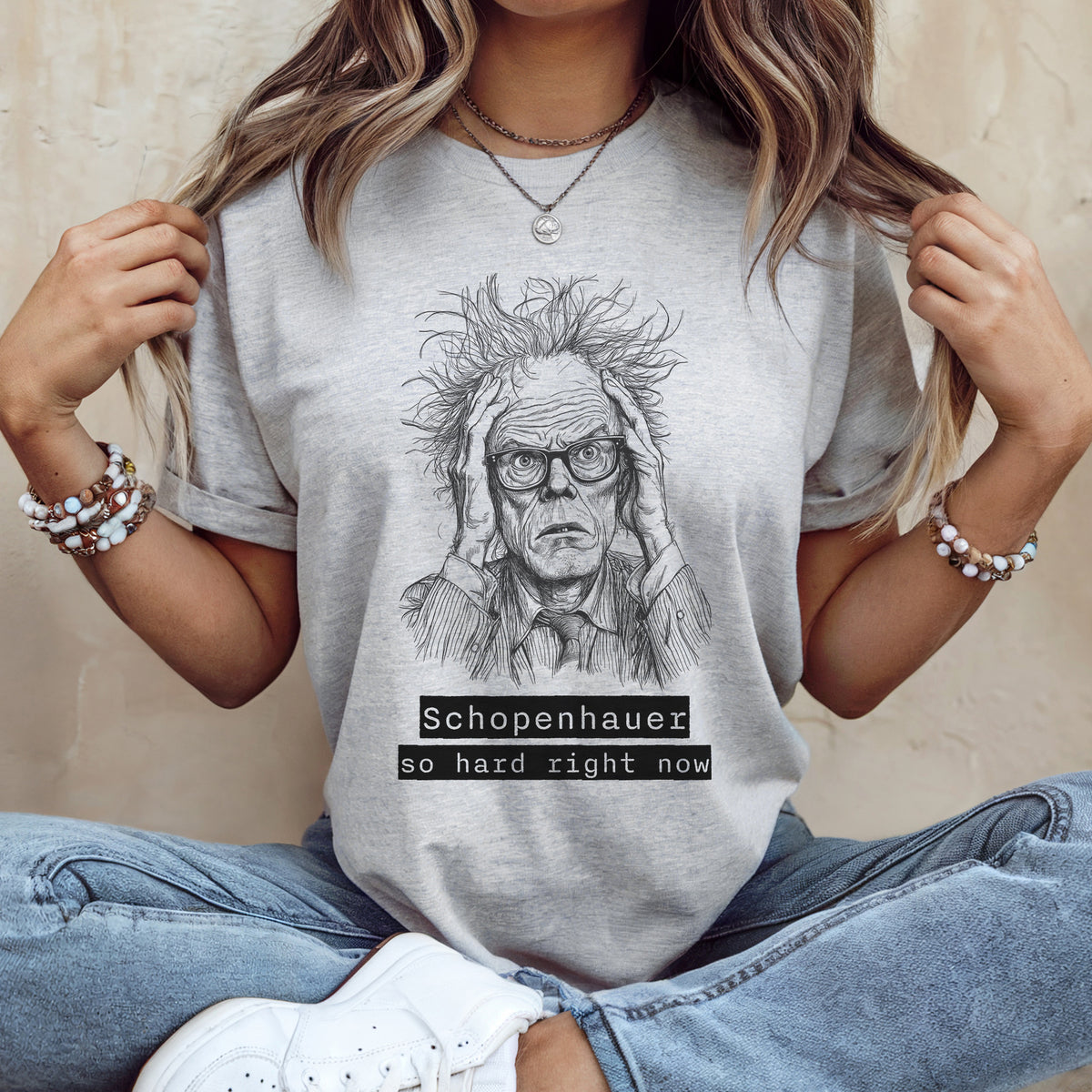 Schopenhauer so hard right now | Philosophers collection