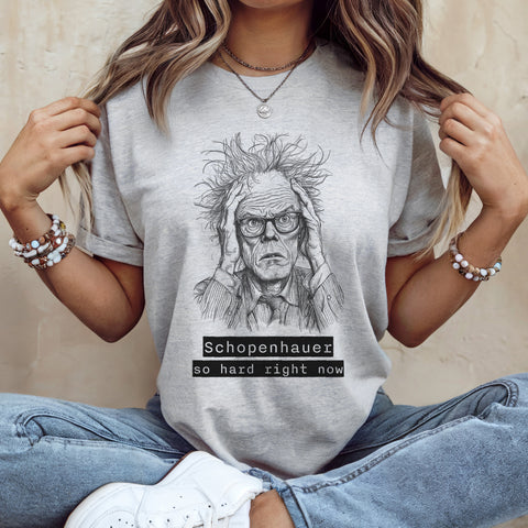 Schopenhauer so hard right now | Philosophers collection