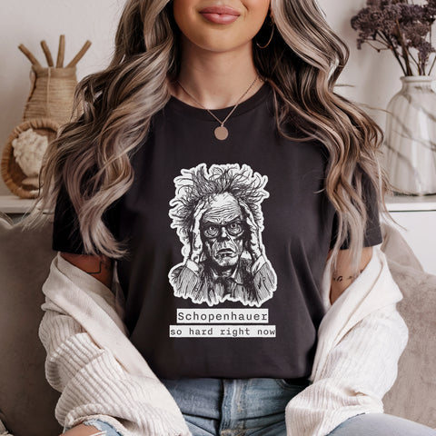 Schopenhauer so hard right now | Philosophers collection
