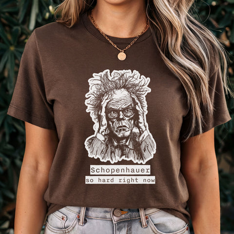 Schopenhauer so hard right now | Philosophers collection