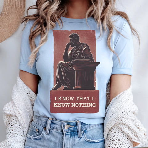I know nothing | Philosophers collection