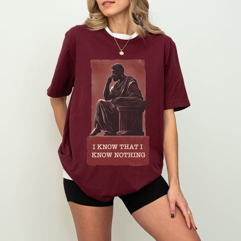 I know nothing | Philosophers collection