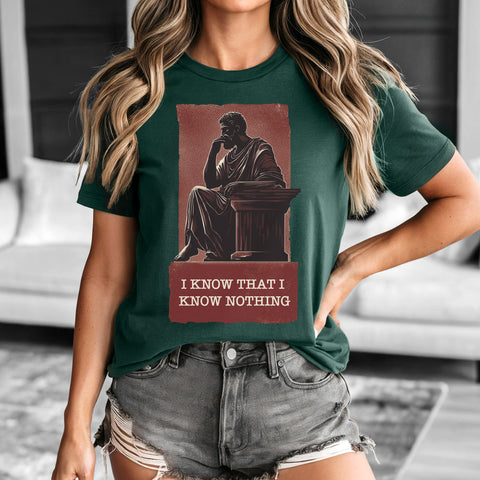 I know nothing | Philosophers collection